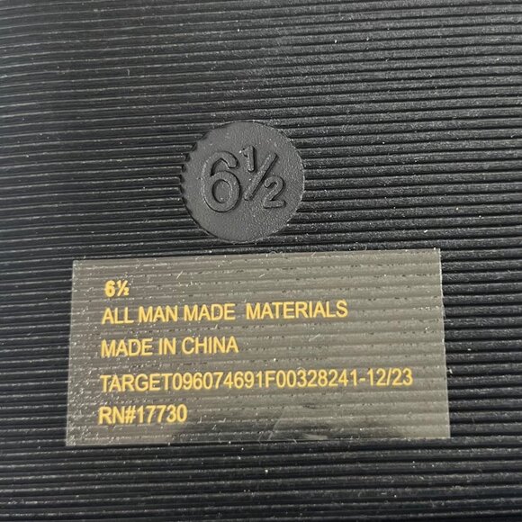 A New Day Tiffany Sandals Womens Size 6.5 Black New Memory Foam - Picture 6 of 9